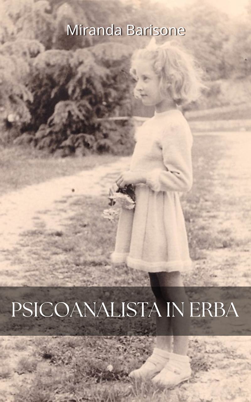 Una copertina con il titolo del libro e la foto di una bimba di circa 8 anni in un prato