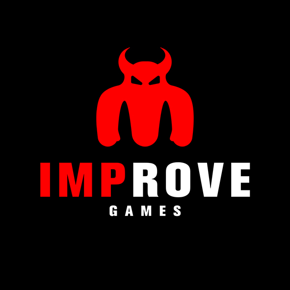 Un diavoletto stilizzato rosso